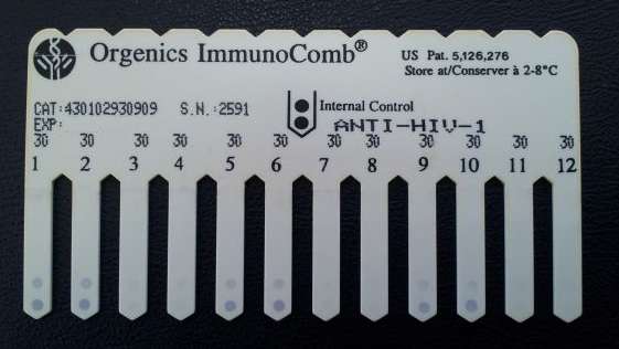HIV Orgenics ImmunoComb