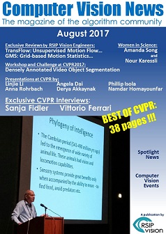 Computer Vision News - August 2017